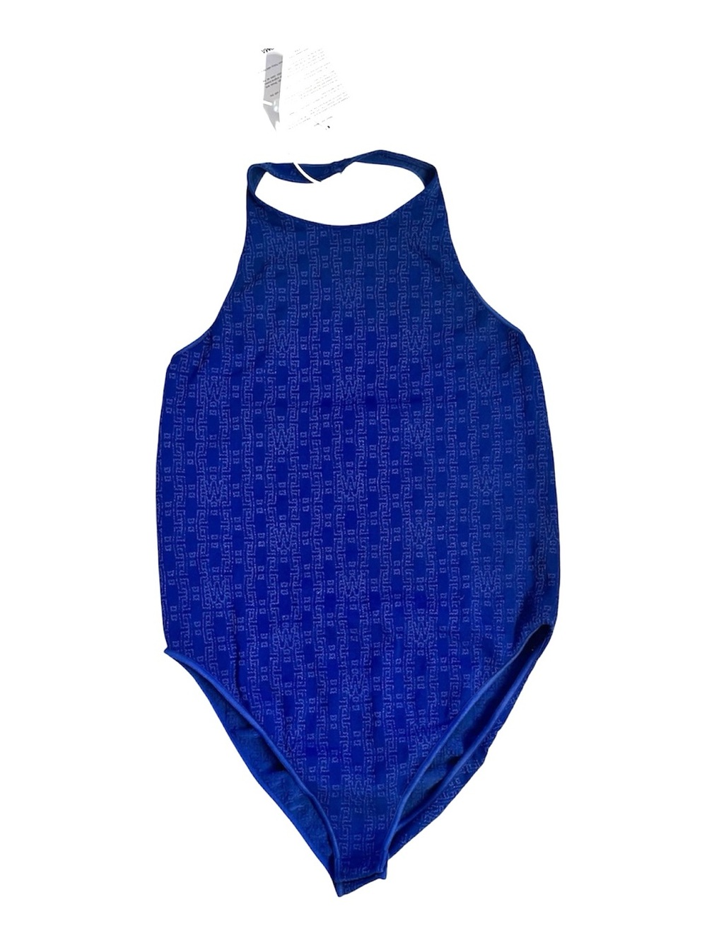 Wolford Royal Blue Halter-Neck Bodysuit